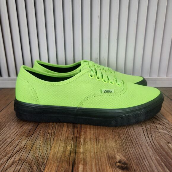 VANS Shoes - VANS Authentic Womens Size 8 Neon Lime Green Skateboarding Skater Sneakers Shoes